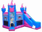 Château De Princesse Sautant Avec Toboggan