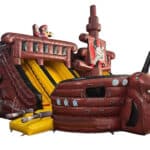 Toboggan Bateau Pirate Marron