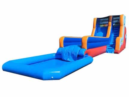 Toboggan Aquatique Gonflable Avec Bassin