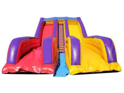 Toboggan Aquatique Gonflable Double Pente 32°