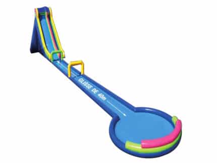 Toboggan Aquatique Gonflable Avec Glisse Sur Bache