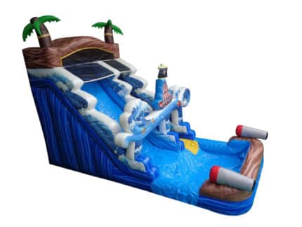 Toboggan Gonflable Aquatique Pirate