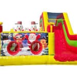 Parcours Gonflable Obstacles Bonhomme De Neige