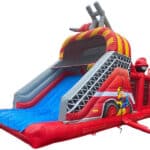 Parcours Gonflable Pompier