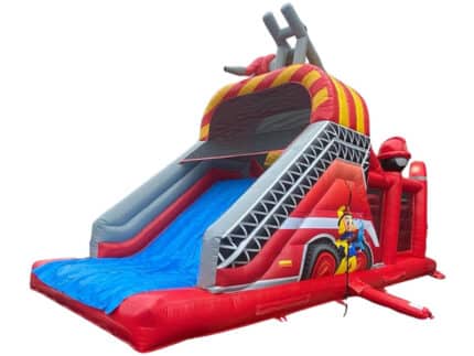 Parcours Gonflable Pompier