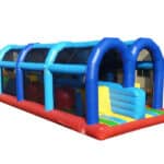 Parcours Challenge Gonflable Jump Ball Double Piste