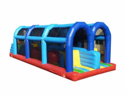 Parcours Challenge Gonflable Jump Ball Double Piste