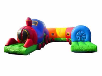 Tunnel Obstacles Gonflable Train