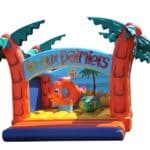Chateau Gonflable Ile Aux Palmiers Avec Obstacles
