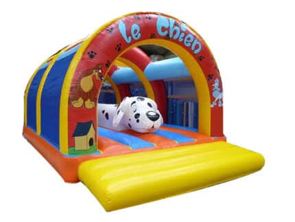 Parcours Obstacles Gonflable 3 Arches Chien
