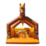 Chateau Gonflable Cheval Avec Murs Et Obstacles