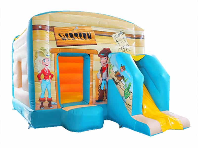 E132601 Château Gonflable Western – Image 1