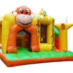 Château Combo Gonflable Jungle Singe
