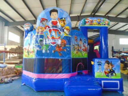 Paw Patrol Chateau Gonflable Avec Toboggan